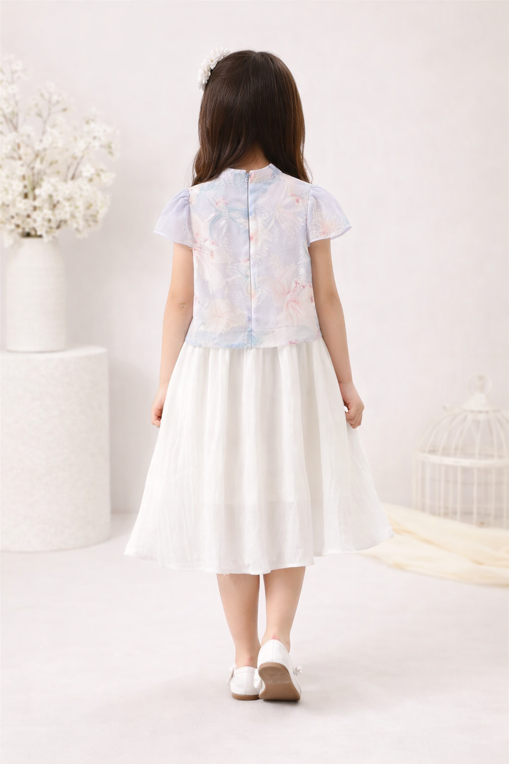 Soft Petals Tulle Dress