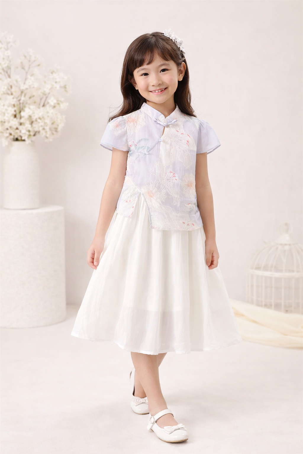 Soft Petals Tulle Dress